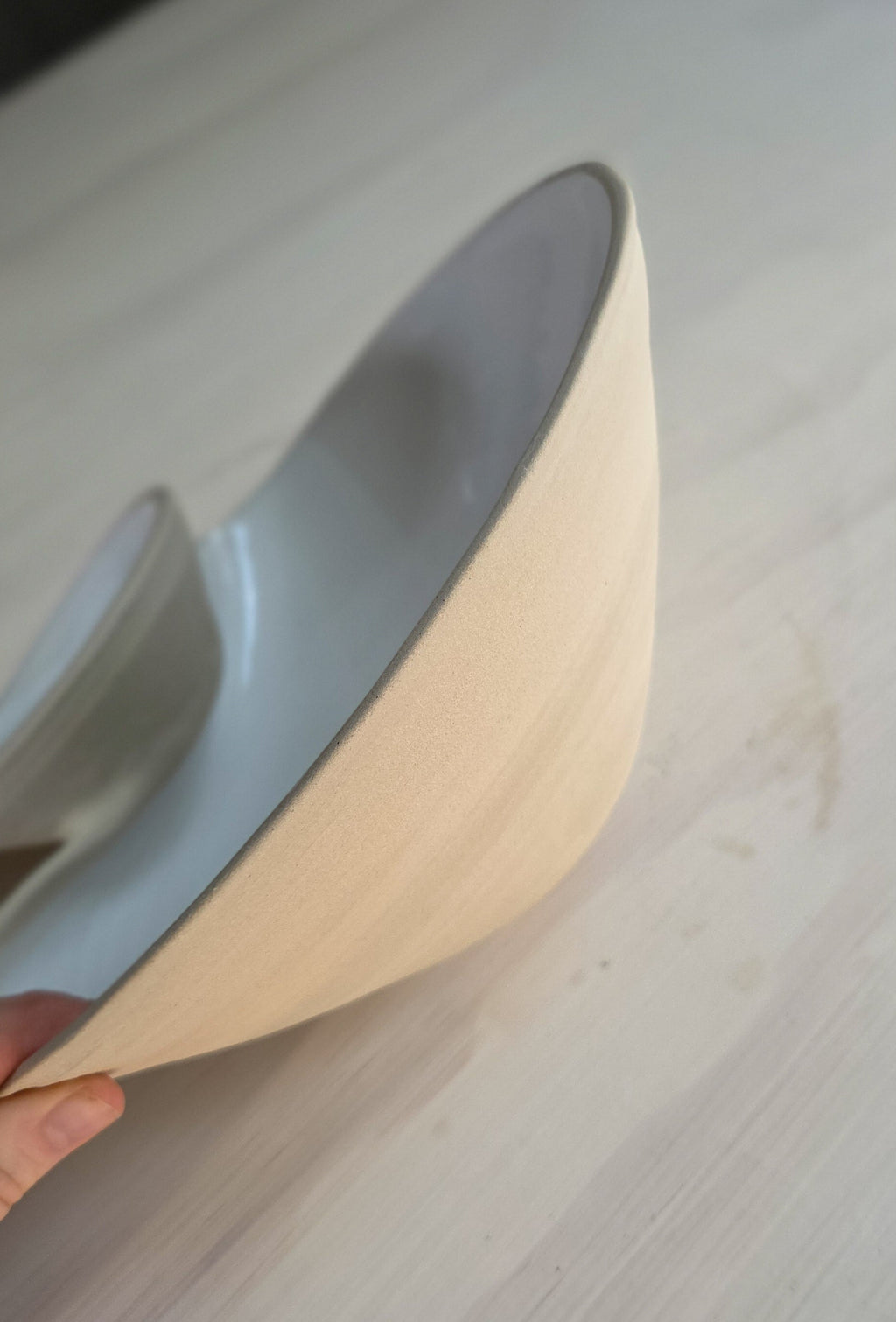 The Gather Bowl - Buff/Gloss White