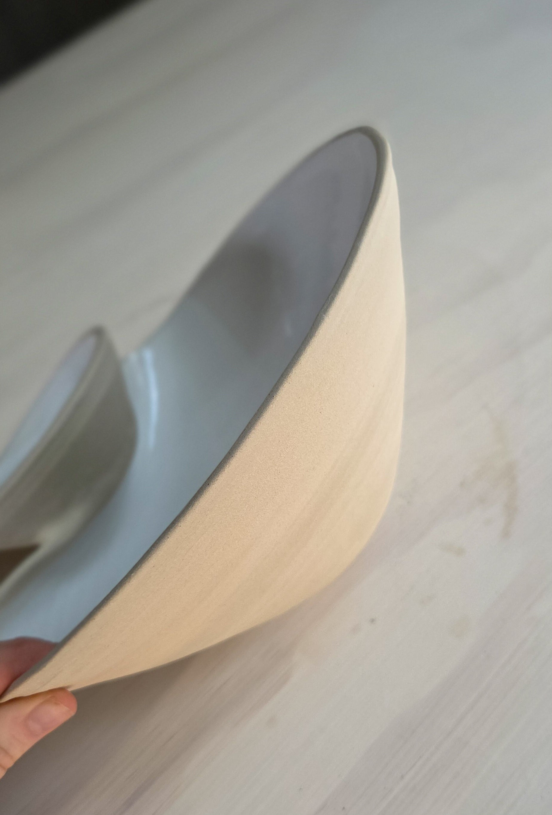 The Gather Bowl - Buff/Gloss White PREORDER