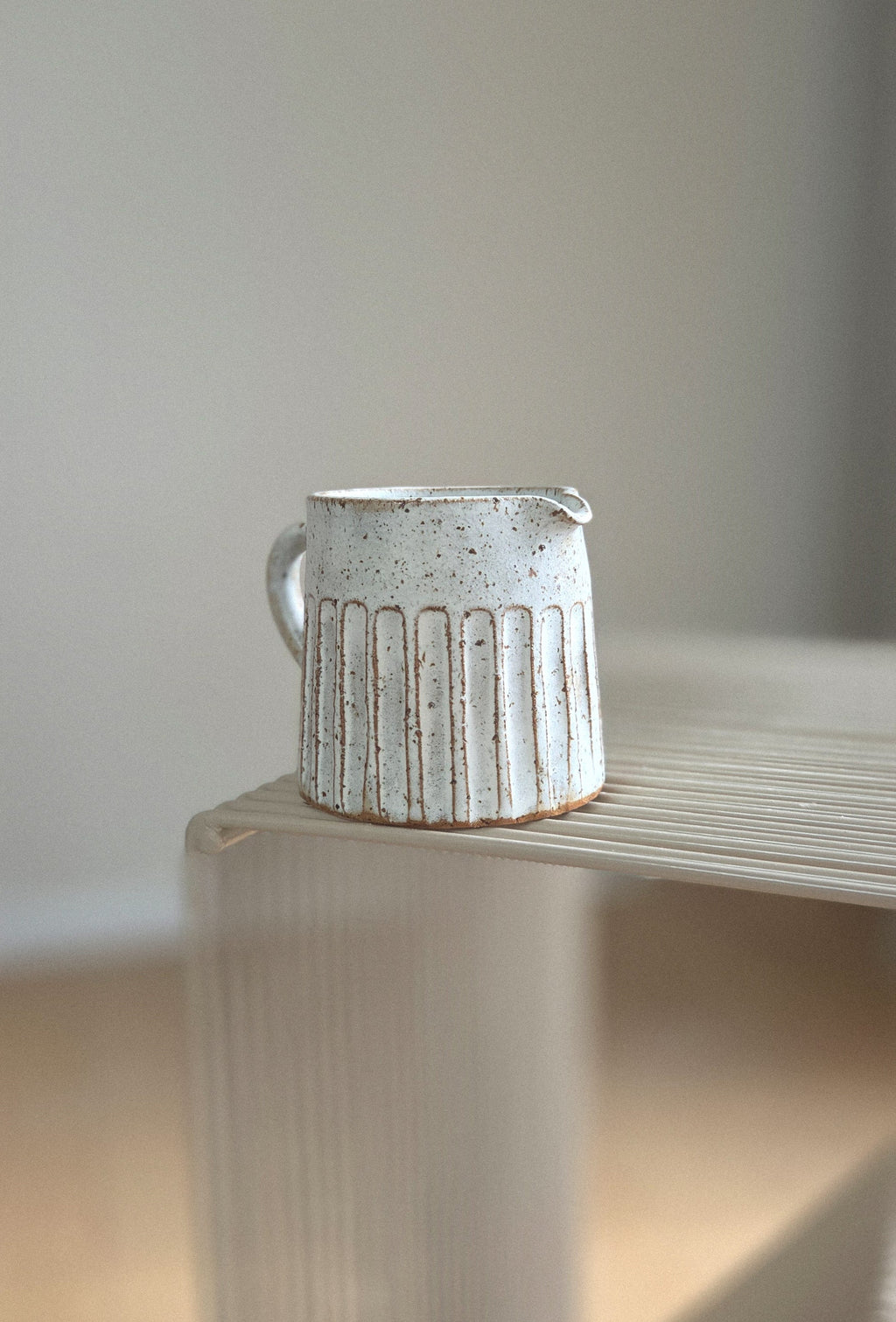 Pourer Jug  - Chalk
