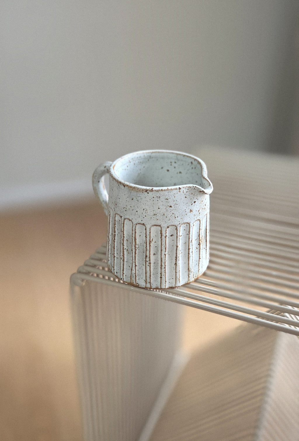 Pourer Jug  - Chalk
