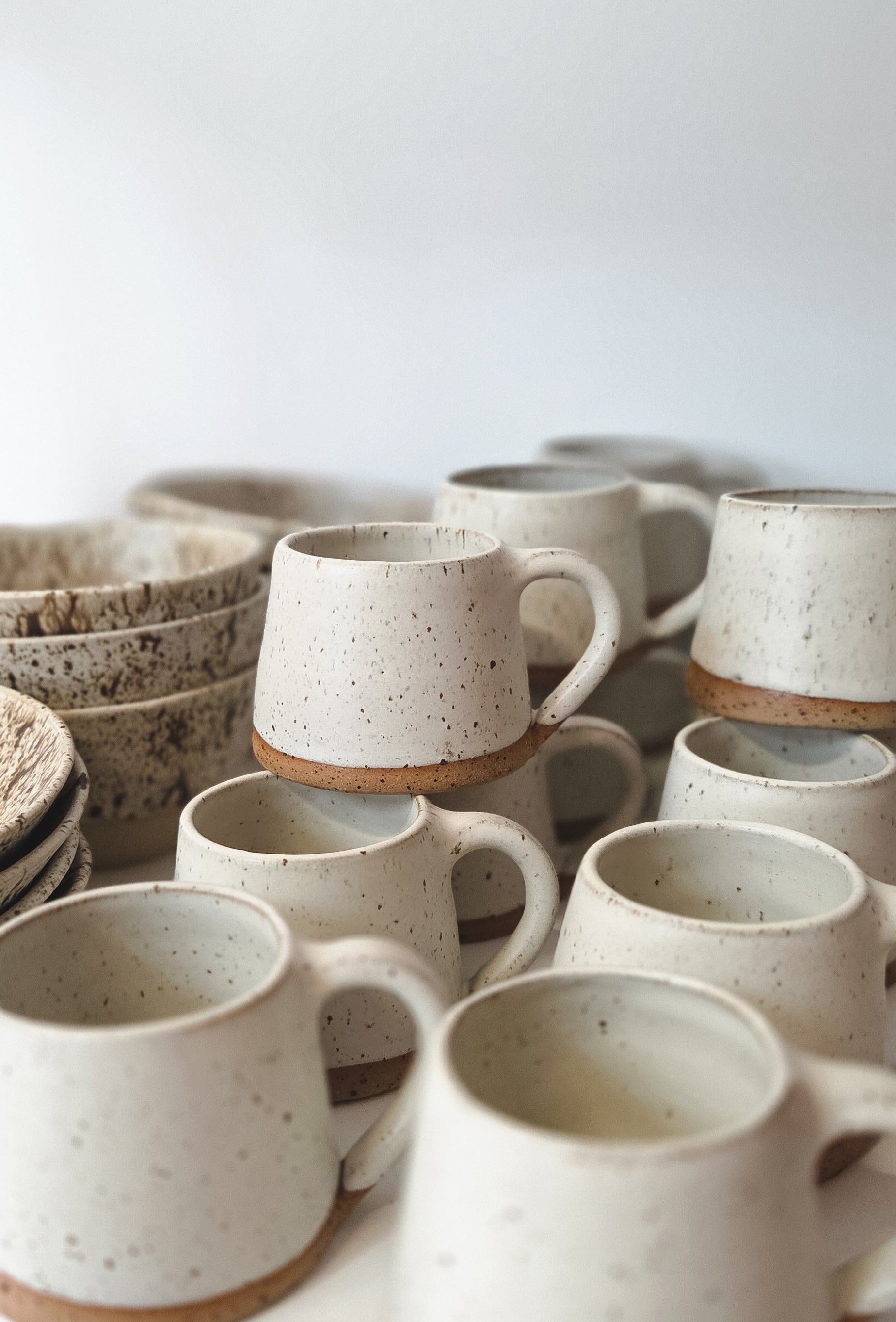 Tapered Mini Mug - Chalk