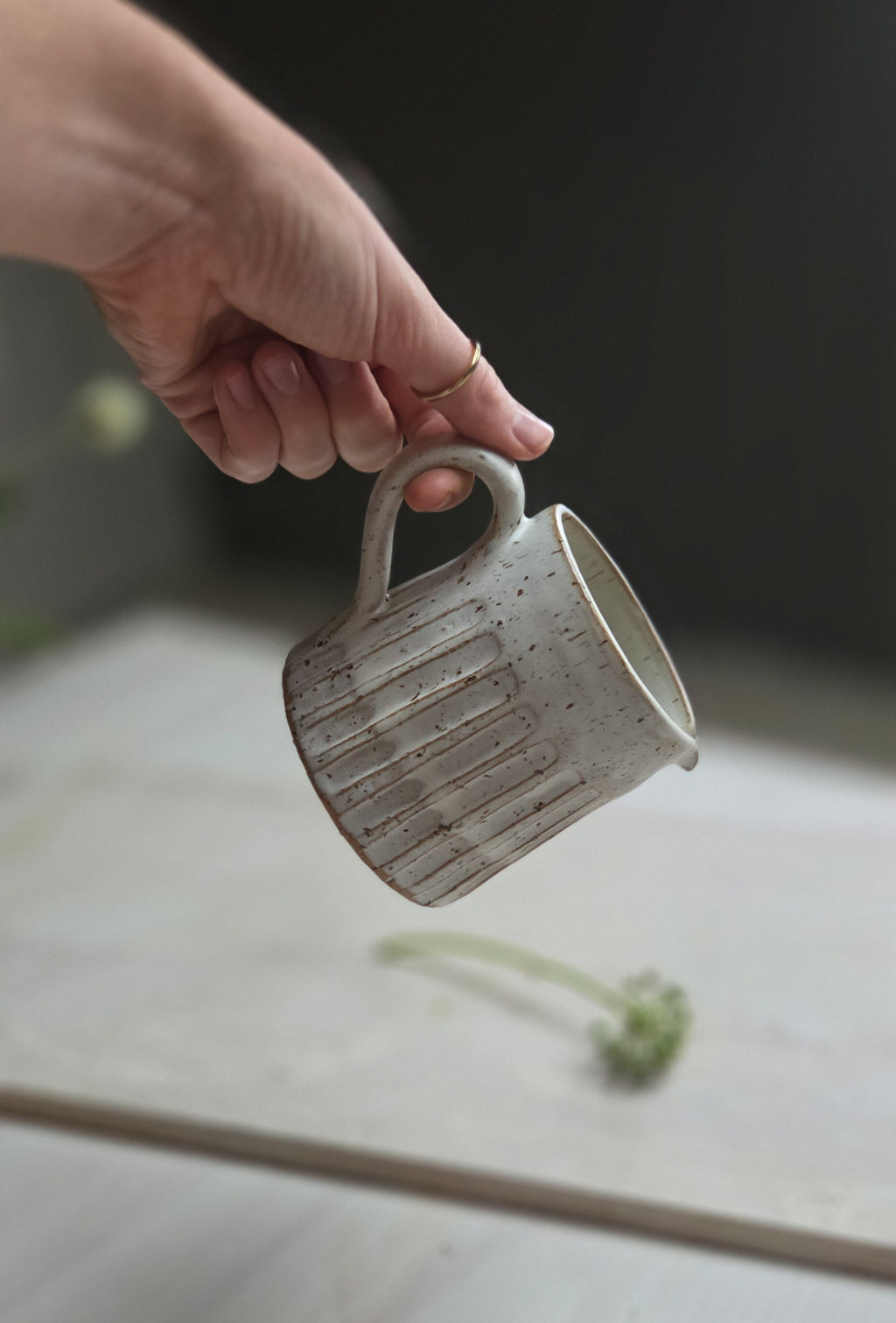 Pourer Jug  - Chalk