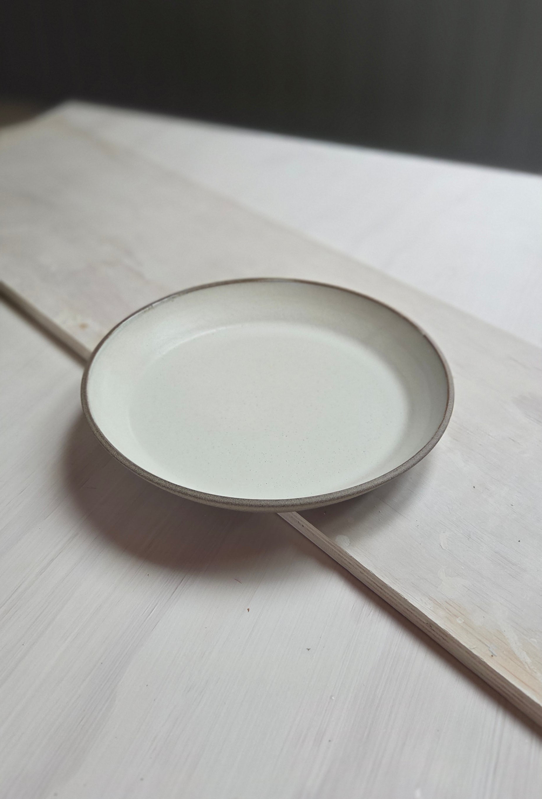 Shallow Open Platter - Chalk