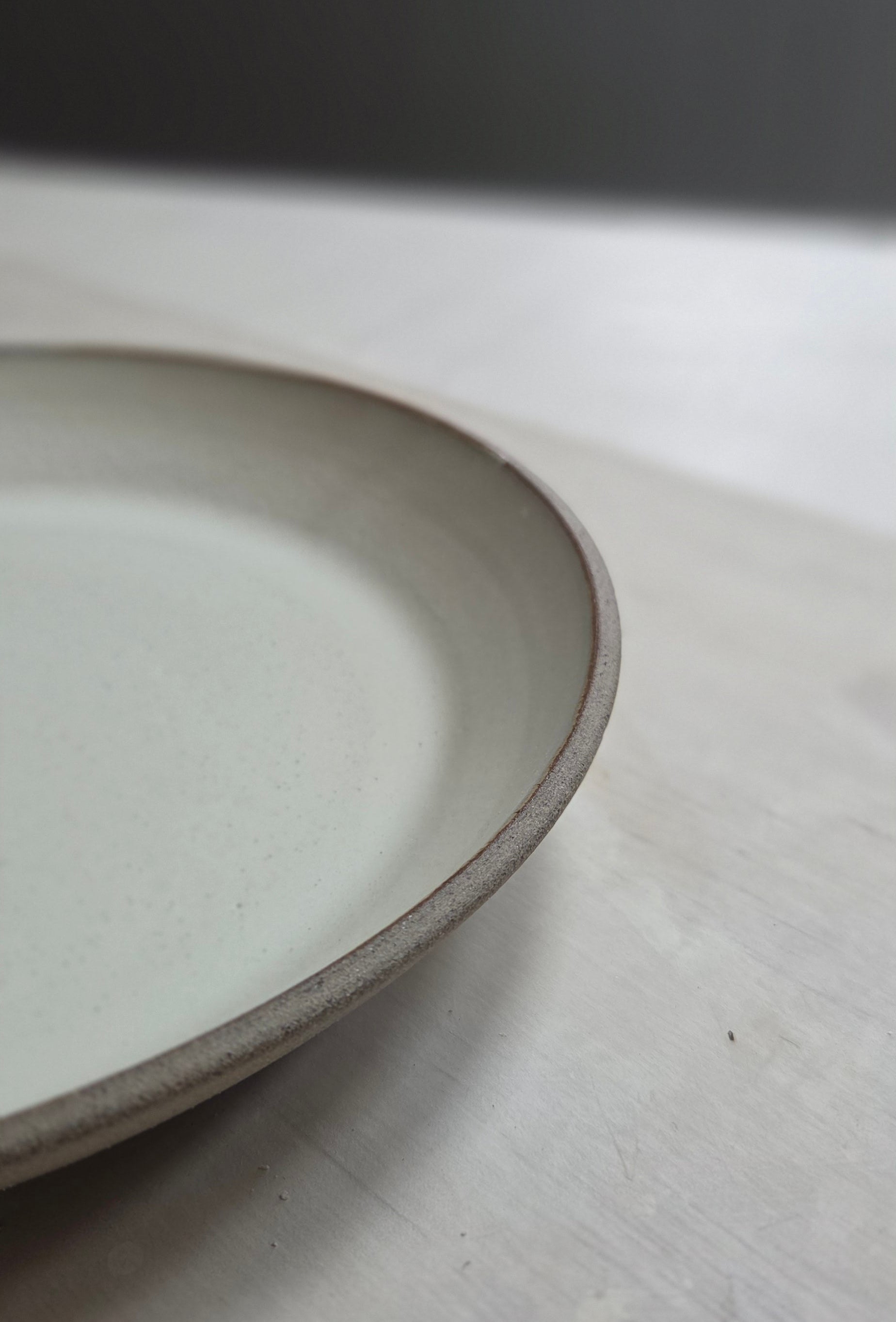 Shallow Open Platter - Chalk