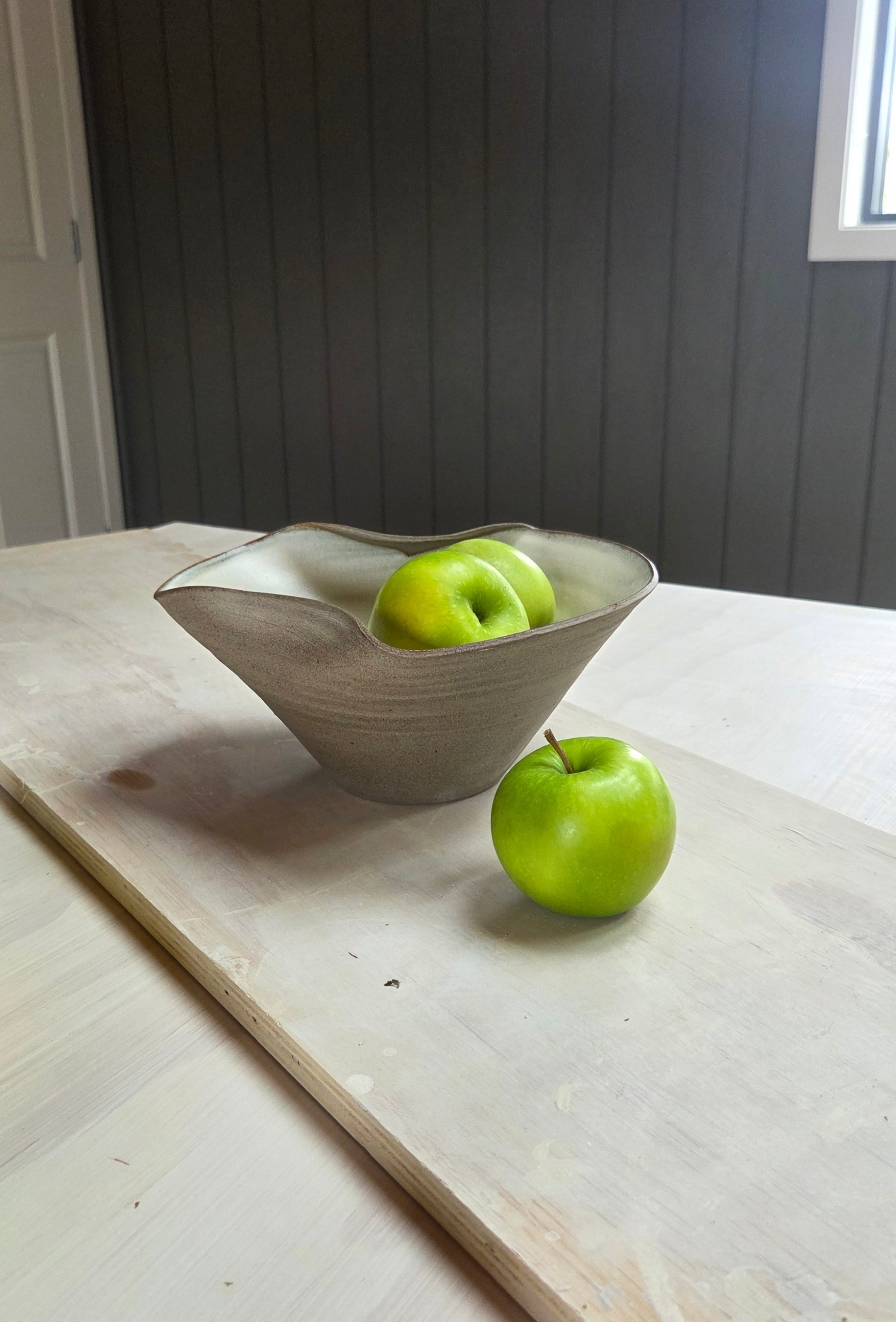 Large Earth Bowl - Chalk