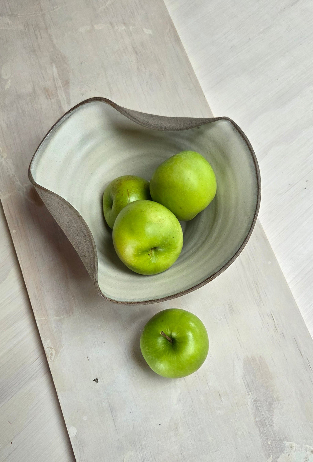 Large Earth Bowl - Chalk
