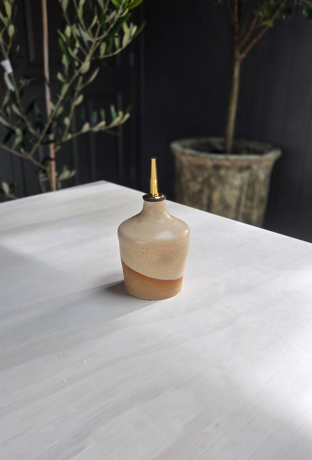 Oil Bottle - Tan