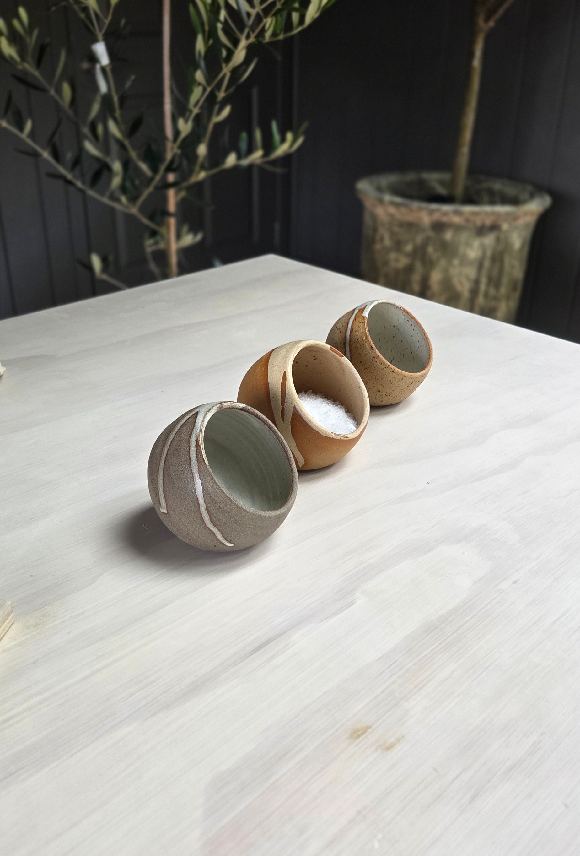 Salt Cellar - Chalk/Speckle