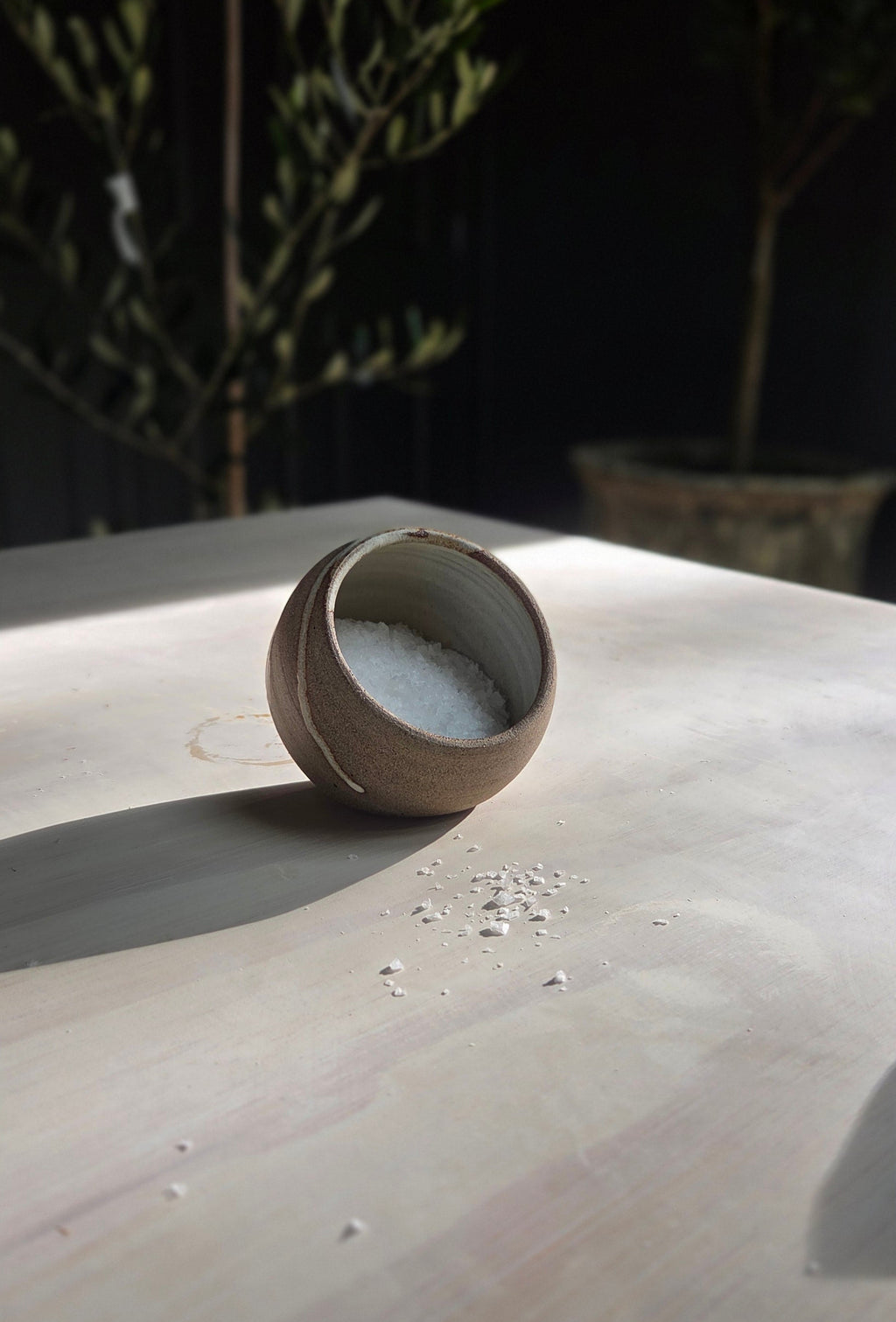 Salt Cellar - Stone/Chalk