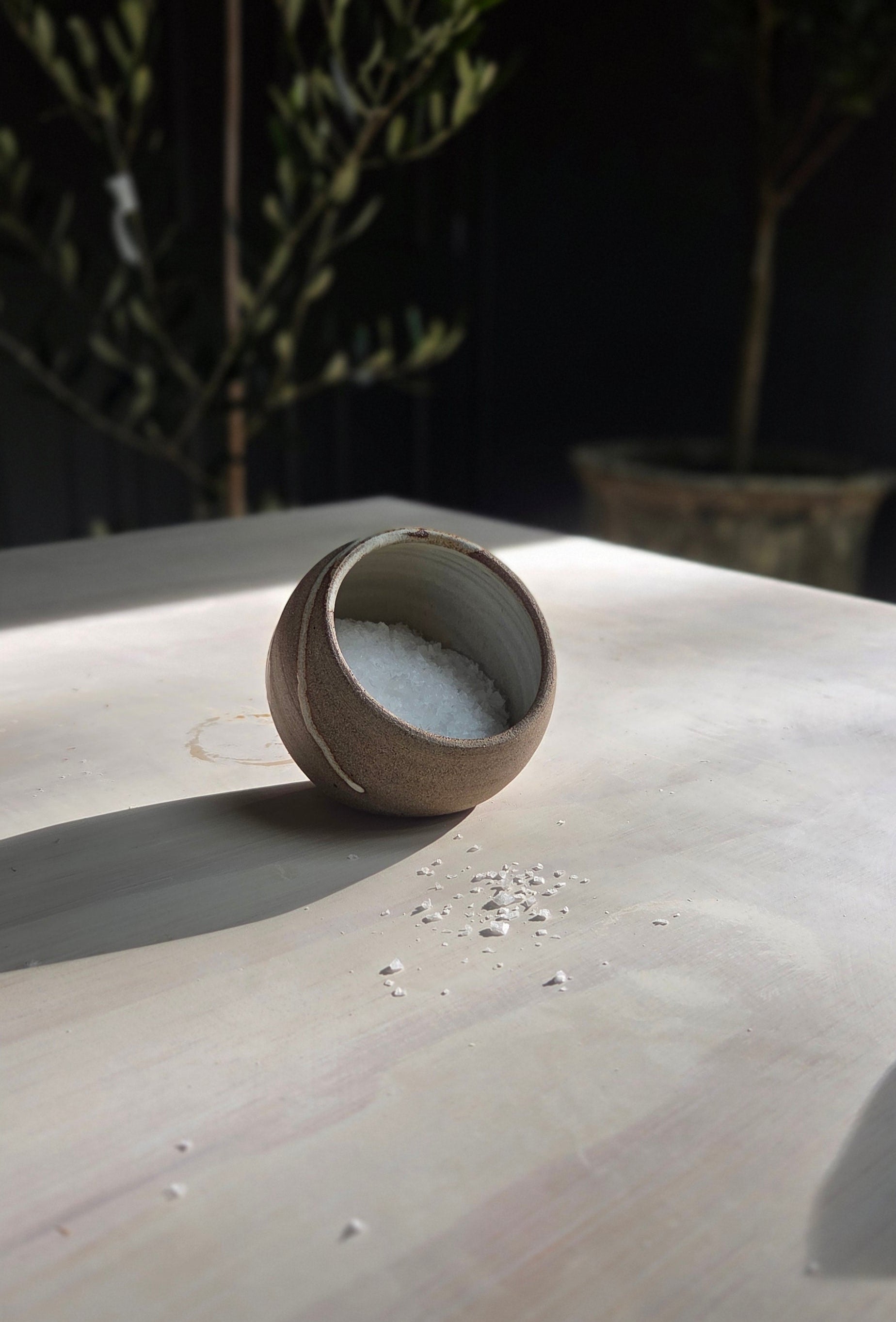 Salt Cellar - Stone/Chalk
