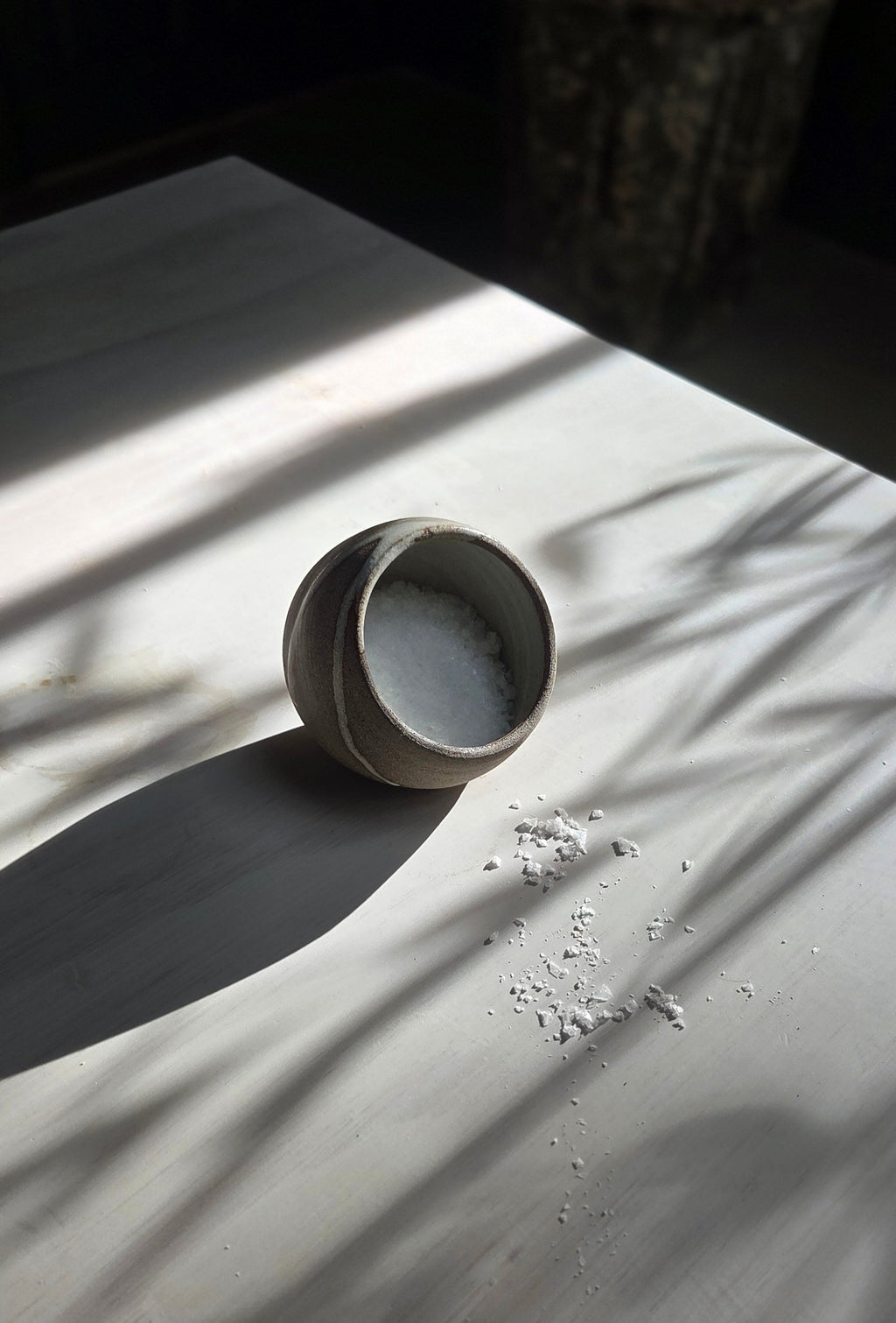 Salt Cellar - Stone/Chalk