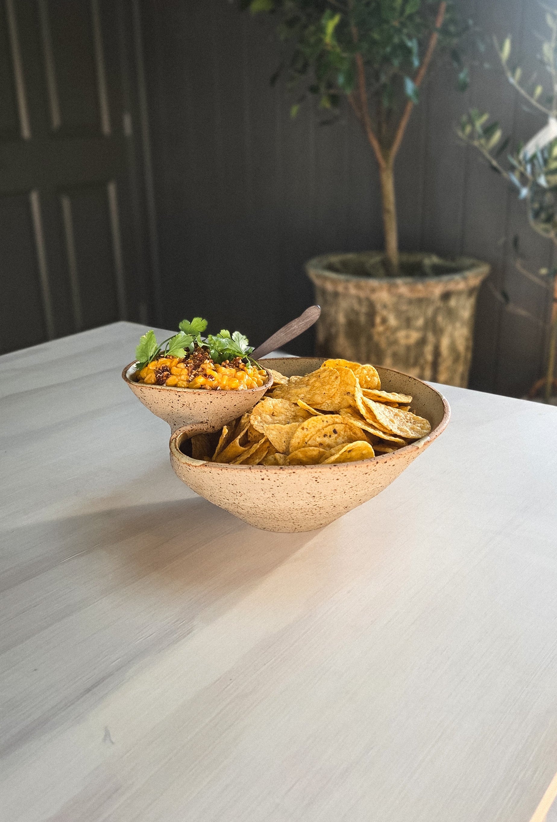 The Gather Bowl - Speckle/Flax PREORDER